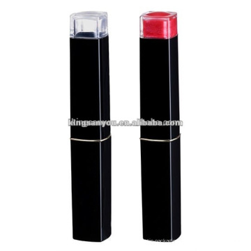 2015 nouveau plastique blanc slim noir papier gros tube à rouge à lèvres